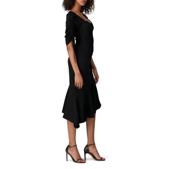 Rodarte X Universal Standard Asymmetrical Dress Size 2XS Black Evening Cocktail - Picture 4 of 16